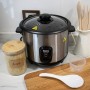 cuiseur à riz TM Electron Acier verre Acier inoxydable 900 W 2,2 L