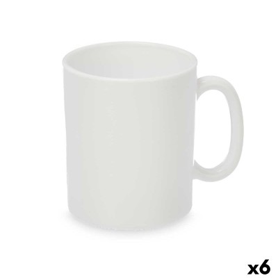 Mug Vivalto White 280 ml (6 Units)