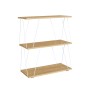 Étagère MobleKit Blanc Marron Bois Métal 60 x 30 x 71,2 cm (2 Unités)