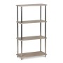 Shelves MobleKit Brown Silver Wood Steel 60 x 29,5 x 112 cm (2 Units)