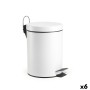 Pedal bin Confortime White 5 L (6 Units)