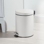 Pedal bin Confortime White 5 L (6 Units)
