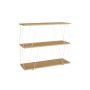 Shelves MobleKit White Brown Wood Metal 80 x 30 x 71,2 cm (2 Units)