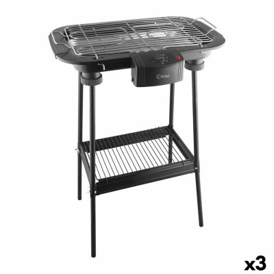Barbecue Électrique Kiwi 2000 W 3 Unités