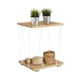 Table d'appoint MobleKit Blanc Marron 31,8 x 31,8 x 38,5 cm (4 Unités)