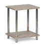 Table d'appoint MobleKit Marron Argenté 34 x 29,5 x 41 cm (4 Unités)
