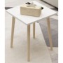 Side table MobleKit White Brown 40 x 40 x 40 cm (2 Units)