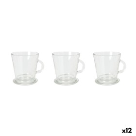 Ensemble de tasses à café La Mediterránea Arlet Transparent verre 3 Pièces (12 Unités)