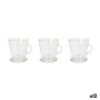Ensemble de tasses à café La Mediterránea Arlet Transparent verre 3 Pièces (12 Unités)