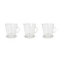 Ensemble de tasses à café La Mediterránea Arlet Transparent verre 3 Pièces (12 Unités)