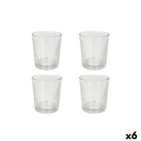 Set de Verres La Mediterránea Zenya Transparent verre 340 ml 4 Pièces (6 Unités)