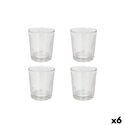 Set de Verres La Mediterránea Zenya Transparent verre 340 ml 4 Pièces (6 Unités)