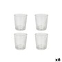 Set of glasses La Mediterránea Zenya Transparent Glass 340 ml 4 Pieces (6 Units)