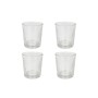 Set of glasses La Mediterránea Zenya Transparent Glass 340 ml 4 Pieces (6 Units)