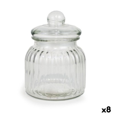 Jar La Mediterránea CUISINE Transparent 1,5 L (8 Units)