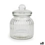 Jar La Mediterránea CUISINE Transparent 1,5 L (8 Units)