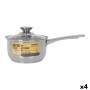 Saucepan with Lid Quttin New neron Silver Steel Ø 16 cm 2 L 33 x 17,5 x 10 cm (4 Units)