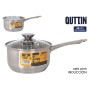 Saucepan with Lid Quttin New neron Steel Ø 18 cm 3 L 35 x 19,5 x 10,5 cm (4 Units)