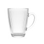 Piece Coffee Cup Set La Mediterránea Naira Lines Transparent 2 Pieces (36 Units)