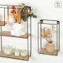 Shelves Max Home Iron MDF Wood (2 Units)