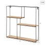 Étagère Max Home Fer Bois MDF (2 Unités)