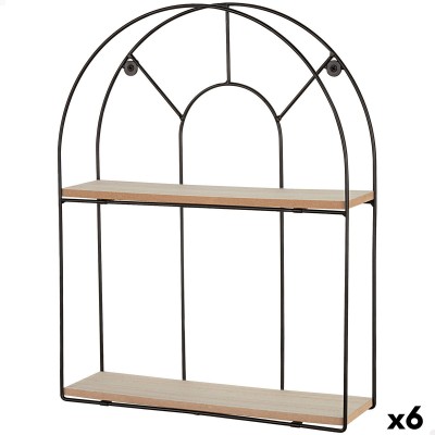 Shelves Max Home Iron MDF Wood 35 X 45 X 10 CM (6 Units)