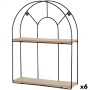 Shelves Max Home Iron MDF Wood 35 X 45 X 10 CM (6 Units)