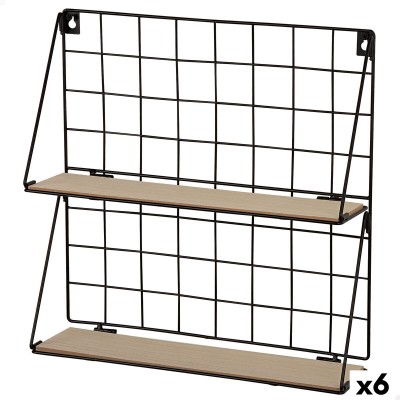 Étagère Max Home Fer Bois MDF 40 X 41 X 11 CM (6 Unités)