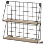 Étagère Max Home Fer Bois MDF 40 X 41 X 11 CM (6 Unités)