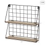 Shelves Max Home Iron MDF Wood 40 X 41 X 11 CM (6 Units)