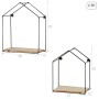 Étagère Max Home Fer Bois MDF 21 x 25 x 10 cm (6 Unités)