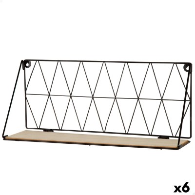 Shelve Max Home Iron MDF Wood 48 X 20 X 13 CM (6 Units)