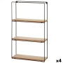 Étagère Max Home Fer Bois MDF 30 x 50 x 10 cm (4 Unités)