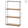 Shelves Max Home Iron MDF Wood 30 x 50 x 10 cm (4 Units)