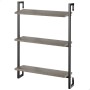 Shelves Max Home Iron MDF Wood 40 X 55 X 12 cm (4 Units)