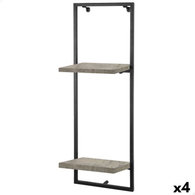 Shelves Max Home Iron MDF Wood 25 X 75 X 20 CM (4 Units)