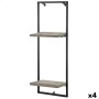 Shelves Max Home Iron MDF Wood 25 X 75 X 20 CM (4 Units)