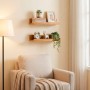 Shelves Max Home MDF Wood 25 X 5 X 10 CM (6 Units)