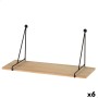 Shelve Max Home Iron MDF Wood 40 X 20 X 14,5 CM (6 Units)