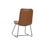 Dining Chair Home ESPRIT Synthetic Leather Metal 71 x 49 x 90 cm