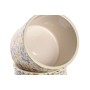 Cache-pot Home ESPRIT Marron Multicouleur Céramique Shabby Chic 13,6 X 13,6 X 11,8 CM (3 Pièces) (2 Unités)