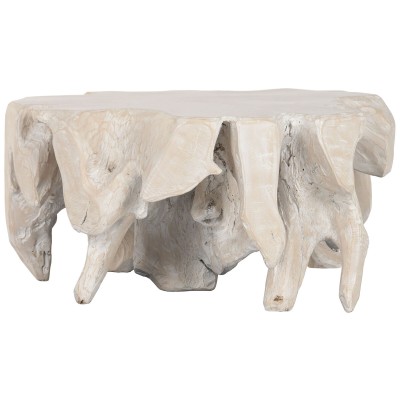 Table Basse Home ESPRIT Blanc 88 X 88 X 46 CM