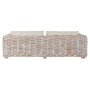 Sofa Home ESPRIT Natural Bicoloured Stripped 220 X 103 X 64 CM (4 Pieces)