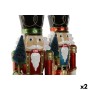 Christmas bauble Home ESPRIT Multicolour Nutcracker 23 x 20 x 70 cm (2 Units)