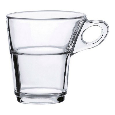 Piece Coffee Cup Set Duralex Caprice Transparent Crystal 90 ml 900 ml 6 Pieces (6 Units)