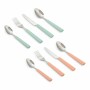 Ensemble de Couverts Plastique Acier inoxydable 4 Pièces (36 Unités) (4 pcs)