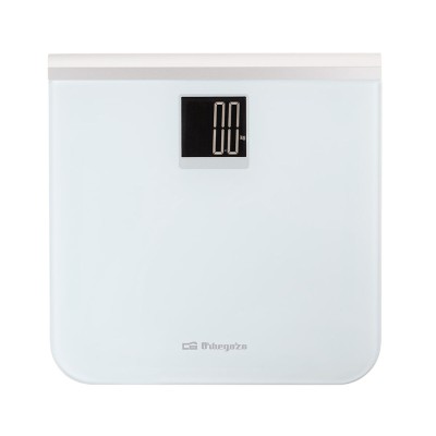 Digital Bathroom Scales Orbegozo PB2236 White Plastic 150 kg