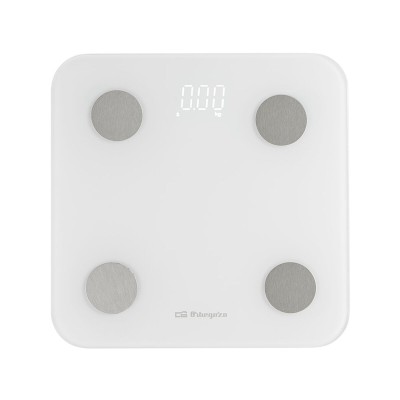 Digital Bathroom Scales Orbegozo PB3005 Black Tempered Glass 180 kg