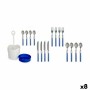 Cutlery Set Kinvara Blue Stainless steel Plastic (8 Units)