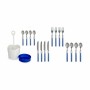 Cutlery Set Kinvara Blue Stainless steel Plastic (8 Units)